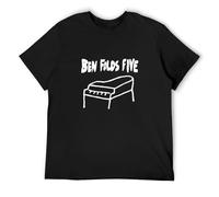 Ben Folds Five Piano Men's T-Shirt Unisex Black Cotton Print Tee Shirts S