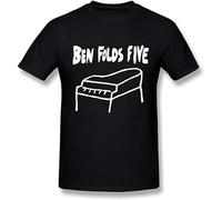 Ben Folds Five Piano Men's T-Shirt Unisex Black Cotton Print Tee Shirts S