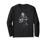 Ben Franklin Joue de la Guitare Acoustique Rock Anthem Vibes Manche Longue