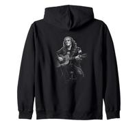 Ben Franklin Joue de la Guitare Acoustique Rock Anthem Vibes Sweat à Capuche
