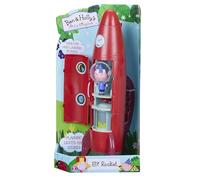 Ben & Holly Fusée elfe électronique, jouet préscolaire, cadeau pour enfants de 3 à 6 ans, petit royaume, jouet interactif avec lumières et sons, argent