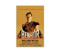 Ben-Hur Poster classique imprimé film vintage Charlton Heston Œuvre d'art cinématographique histoire décoration de la maison souvenir de film emblématique cadeau 30,5 x 45,7 cm sans cadre