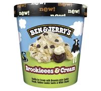BEN & JERRY'S Crème glacée Brookies & Cream - 388 g