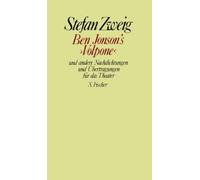 Ben Jonson's 'Volpone' und andere Nachdichtungen und Übertragungen für das Theater: (Gesammelte Werke in Einzelbänden)