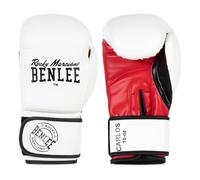 Ben Lee Rocky Marciano Carlos Gants de Boxe, Mixte, 199155, Blanc/Noir/Rouge, 170 g / 6 oz