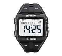 BEN NEVIS Montre Digitale Homme avec Alarme,Chronomètre,Calendrier,Eclairage,5ATM Etanche-Montres Sport Numerique avec Bracelet en Silicone pour Hommes Cadeau
