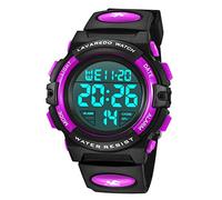 BEN NEVIS Montre Enfant Garçon Adolescent Digitale Outdoor Sport Multifonction Étanche LED Lumière Alarme Calendrier Date avec Bande de Silicone