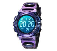BEN NEVIS Montre Enfant Garçon Adolescent Digitale Outdoor Sport Multifonction Étanche LED Lumière Alarme Calendrier Date avec Bande de Silicone