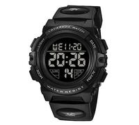 BEN NEVIS Montre Enfant Garçon Adolescent Digitale Outdoor Sport Multifonction Étanche LED Lumière Alarme Calendrier Date avec Bande de Silicone