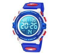 BEN NEVIS Montre Enfant Garçon Adolescent Digitale Outdoor Sport Multifonction Étanche LED Lumière Alarme Calendrier Date avec Bande de Silicone
