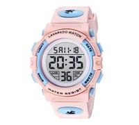 BEN NEVIS Montre Enfant Garçon Adolescent Digitale Outdoor Sport Multifonction Étanche LED Lumière Alarme Calendrier Date avec Bande de Silicone (12-PinkBlue)