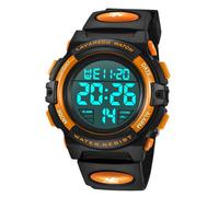BEN NEVIS Montre Enfant Garçon Adolescent Digitale Outdoor Sport Multifonction Étanche LED Lumière Alarme Calendrier Date avec Bande de Silicone