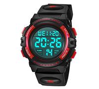 BEN NEVIS Montre Enfant Garçon Adolescent Digitale Outdoor Sport Multifonction Étanche LED Lumière Alarme Calendrier Date avec Bande de Silicone