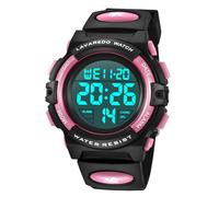 BEN NEVIS Montre Enfant Garçon Adolescent Digitale Outdoor Sport Multifonction Étanche LED Lumière Alarme Calendrier Date avec Bande de Silicone