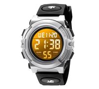 BEN NEVIS Montre Enfant Garçon Adolescent Digitale Outdoor Sport Multifonction Étanche LED Lumière Alarme Calendrier Date avec Bande de Silicone