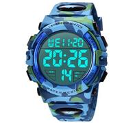BEN NEVIS Montre Numérique pour Homme Montres Militaires de Sport 5ATM Chronographe Extérieur étanche Montres Militaires pour Hommes avec éclairage Arrière LED/Alarme/Date