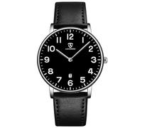 BEN NEVIS Montre pour homme, minimaliste et tendance, simple, montre analogique avec date avec bracelet en cuir, montre homme