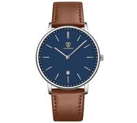 BEN NEVIS Montre pour homme, minimaliste et tendance, simple, montre analogique avec date avec bracelet en cuir, montre homme