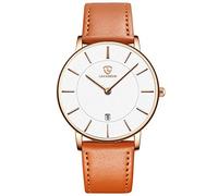 BEN NEVIS Montres pour Hommes Ultra Mince Simple Mode Décontractée Analogique Quartz Affichage de la Date Montre-Bracelet Étanche pour Hommes