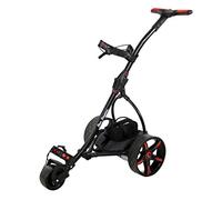 Ben Sayers Chariot de Golf électrique 18 Lithium Noir/Rouge, 18 Trous