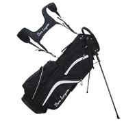 Ben Sayers DLX Deluxe Sac de Golf avec Support pour Homme | Léger avec Soutien Lombaire rembourré et Double bandoulière | Séparateurs de Club Pleine Longueur à 14 Positions et Poches résistantes à