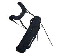 Ben Sayers LTE Sac à Crayon avec Support de Golf léger avec Double bandoulière et Rembourrage Lombaire Noir/Bleu 15,2 cm