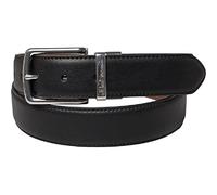 Ben Sherman Brendon Ceinture réversible pour homme en Cuir, Noir/camel, L