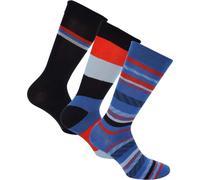 Ben Sherman - Chaussettes pour homme(pack de 3) GT5703 (40,5 EU - 45,5 EU) (Marine/Orange/Noir)
