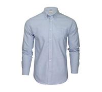 Ben Sherman - Chemise décontractée - Col boutonné - Manches Longues - Homme (Ciel (Embroidered Pocket Logo)) XL