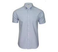 Ben Sherman Chemise Oxford à col boutonné pour hommes avec manches courtes