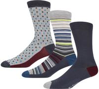 Ben Sherman Flonne Crew Socks Blue/Stripe/Spt 7-11 Male
