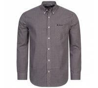 BEN SHERMAN Gingham Hommes Chemise à manches longues 0077860-VIN S