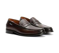 Ben Sherman Hester Leather Mocassins pour homme Marron, marron, 44 EU