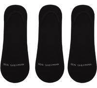 Ben Sherman Mens 3 Pack Liner Socks Makalu Noir Tailles 7 à 11 pour hommes Male