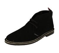 Ben Sherman Mens Bottes Desert Suède Noir Marron Foncé Indigo Navy