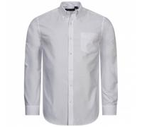 BEN SHERMAN Oxford Hommes Chemise à manches longues 0077857-BLANC S