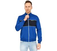 Ben Sherman Sweat-shirt à manches longues et col cheminée pour homme, Bleu, M