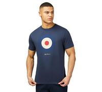 Ben Sherman T-shirt à manches courtes Signature Target pour homme Coupe classique, bleu marine, M