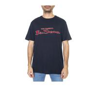Ben Sherman - T-Shirt Col Rond - Homme - Tops - Bleu - Taille: L