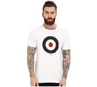 Ben Sherman T-shirt MB12872 pour homme Blanc (Bright A47) XL