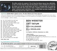 Ben Webster & Art Tatum Quartet by Art Tatum/Ben Webster [CD] NEUF