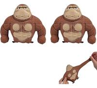 Benares Jouet Extensible Anti Stress Gorill | Jouet Figurine Gorilles | Singe Élastique Et Déformable Anti Stress | Jouet Gorill pour Les Loisirs, Réduit Le Stress Et L'anxiété