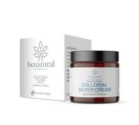 Benatural Essentials Crème d'argent colloïdal 100 g | Crème entièrement naturelle | Antibactérienne et antifongique | pH équilibré | Fabriqué au Royaume-Uni