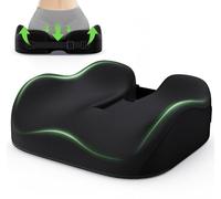 Benazcap Coussin Coccyx Chaise Bureau Orthopédique Soulagement de la Pression pour Coccyx,Sciatique,Hanche,Coussin Ergonomique Assise à Mémoire de Forme pour Fauteuil Roulant, Siège de Voiture