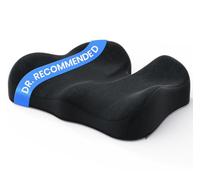 Benazcap Coussin Coccyx, Ergonomique Assise en Mousse à Mémoire pour Soulager la Pression et Le Inconfort des Hanches, du Coccyx et de la Sciatique, pour Chaise de Bureau, Fauteuil Roulant et Voiture