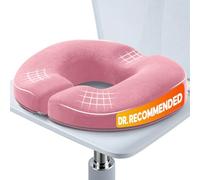Benazcap Coussin Donut pour Chaise de Bureau, Siège de Voiture, Fauteuil Roulant, Coussin de Siège en Mousse à Mémoire de Forme par des Innovations Ergonomiques pour Sciatique, Grossesse, Post-Partum