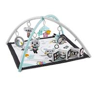 Benbat Gymnase de jeu pour bébé - 3 en 1 avec livre de développement précoce double face, jouets musicaux et froissés sur arche de jeu à effet éblouissant