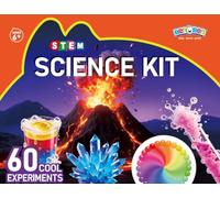 BenBen 60+ Expériences Scientifiques pour Enfants, Activités Manuelles Laboratoire de Chimie Lab, Volcans, Jeux éducatifs Cadeau pour Garçons Filles 6 7 8 9 10 Ans