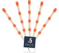 BenBow 017 5x Tuyau rotatif Tuyau de rechange orange pour pistolets de nettoyage à air comprimé - Tuyau avec poids - Compatible avec la série de pistolets BenBow Classic