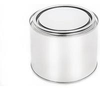 BenBow Boîte de Conserve Vide avec Couvercle à Pression 1 x 0,5 l - Seau en Fer-Blanc, boîte Vide Bidons de Peinture, conteneur en métal pour Peinture Automobile, Produits Chimiques